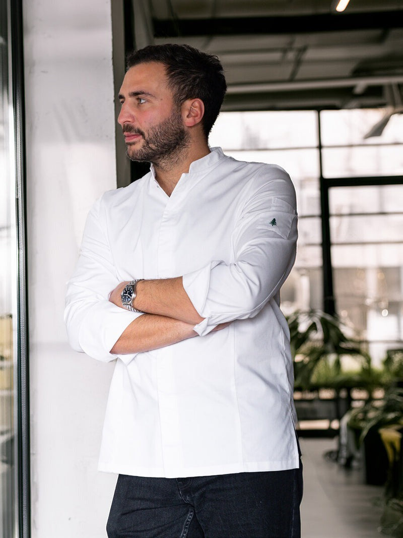 Steph Chef Jacket - White