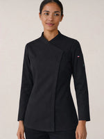 JOKER WOMEN’S BLACK LONG SLEEVE CHEF JACKET - RDG