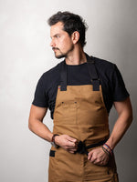 Cumbia Bib Apron - Caramel