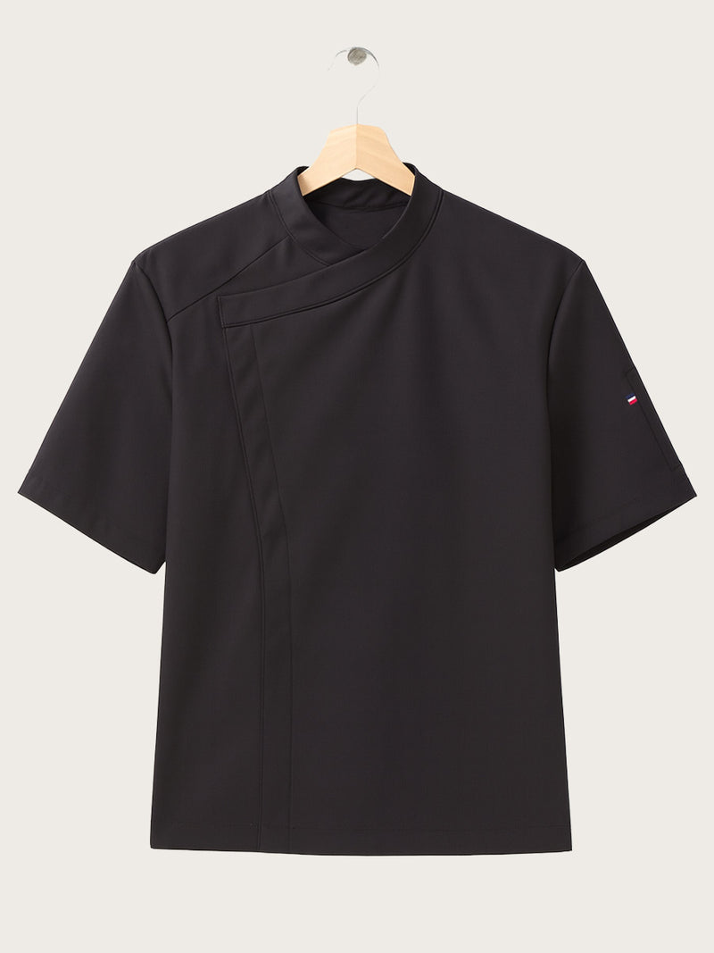 JOKER MEN’S BLACK SHORT SLEEVE CHEF JACKET - RDG