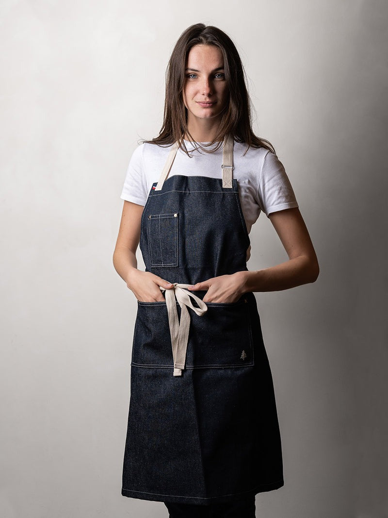 Salsa Bib Apron - Denim