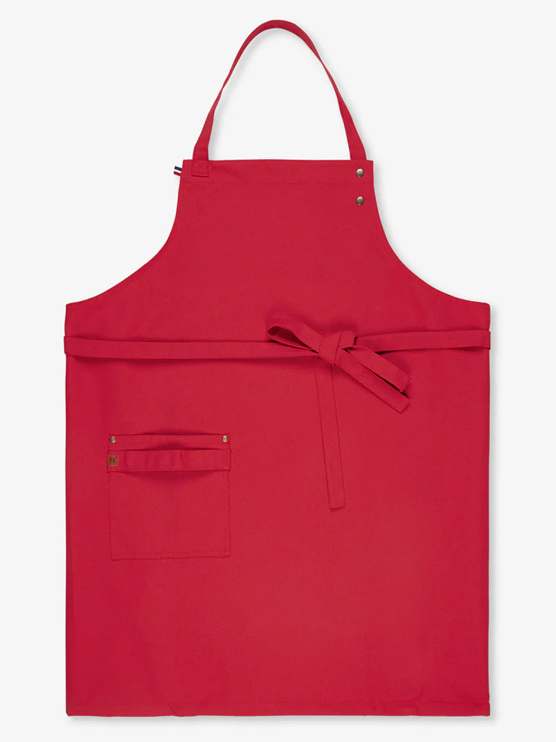 tablier cancan rouge