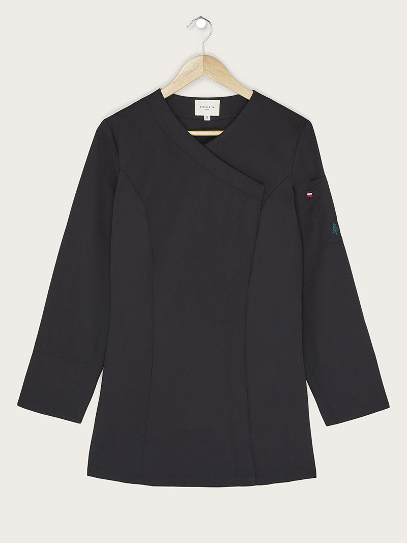 veste Joker noire femme à plat