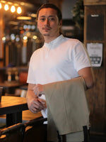 polo blanc simba porté