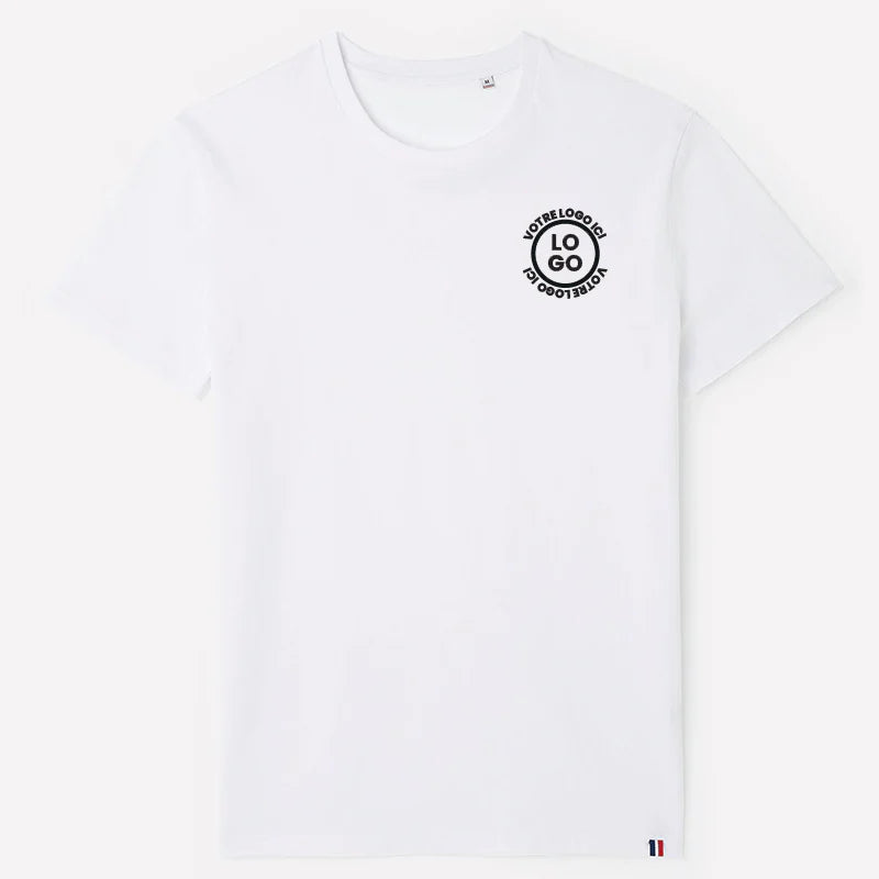 logo imprimé côté cœur