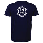 logo imprimé dans le dos