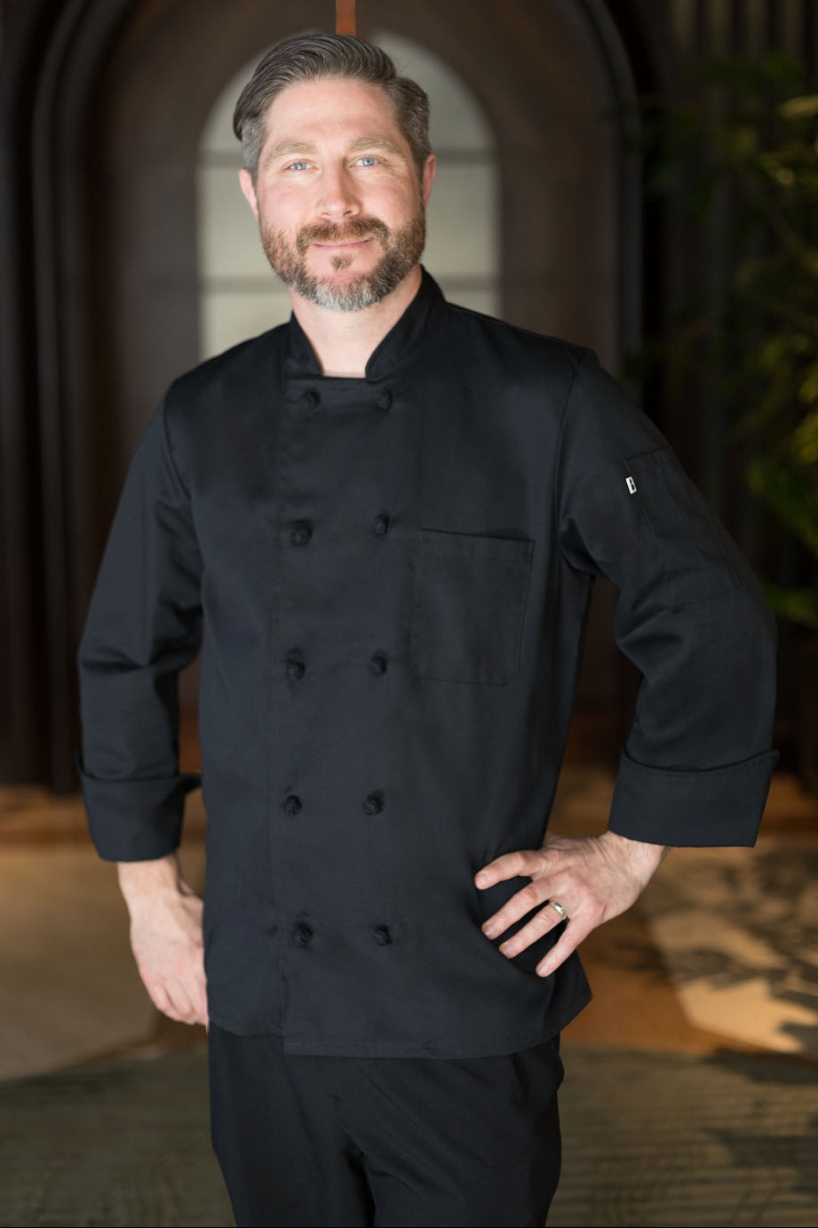 THOMAS CHEF JACKET  LONG SLEEVES - RDG