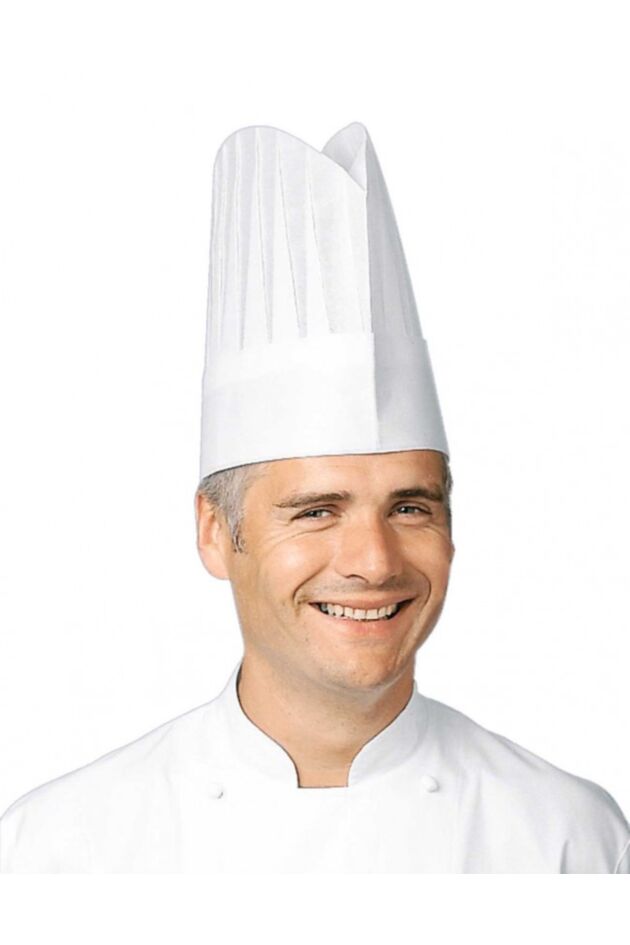 Disposable Chef Hat - 8" Height