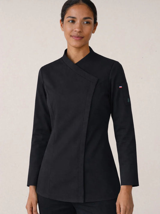 JOKER WOMEN’S BLACK LONG SLEEVE CHEF JACKET - RDG
