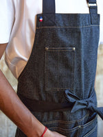 Cumbia Bib Apron - Denim