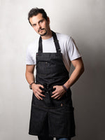 Cumbia Bib Apron - Denim