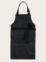 Cumbia Bib Apron - Denim