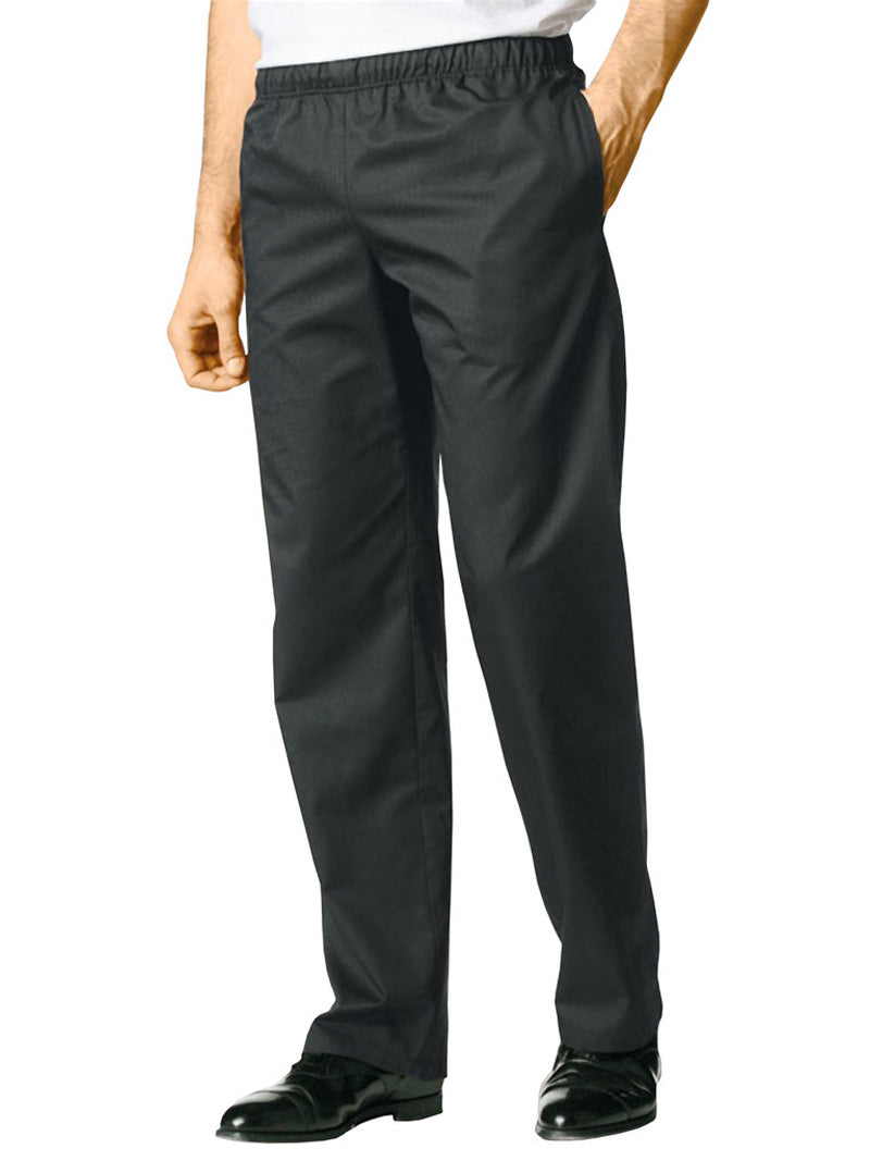 APOLLO BAGGY BLACK CHEF PANT - RDG