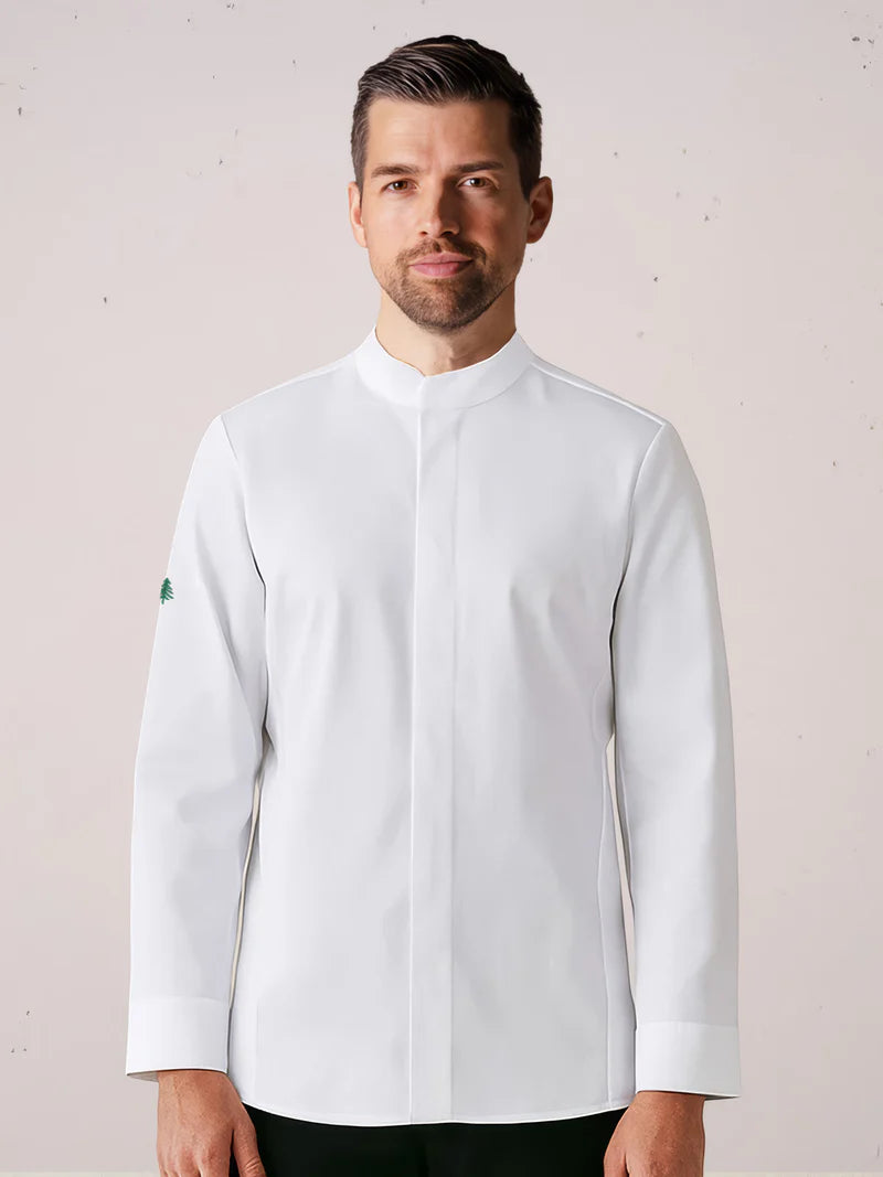 NEWLOOK MEN'S WHITE CHEF JACKET - RDG
