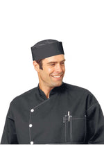 DOUGA CHEF CAP WITH MESH TOP - BLACK OR WHITE