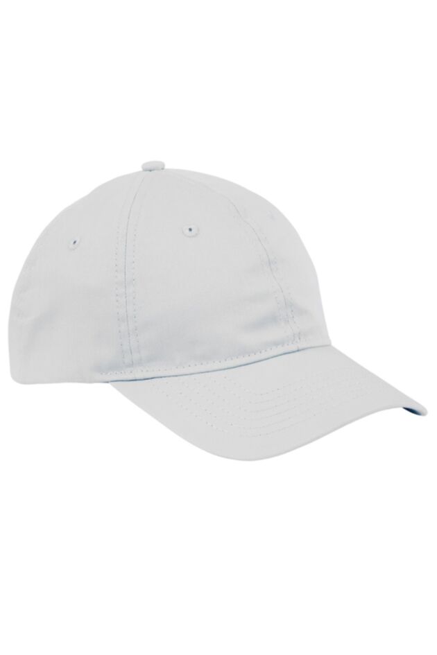 6-PANEL TWILL white CAP 