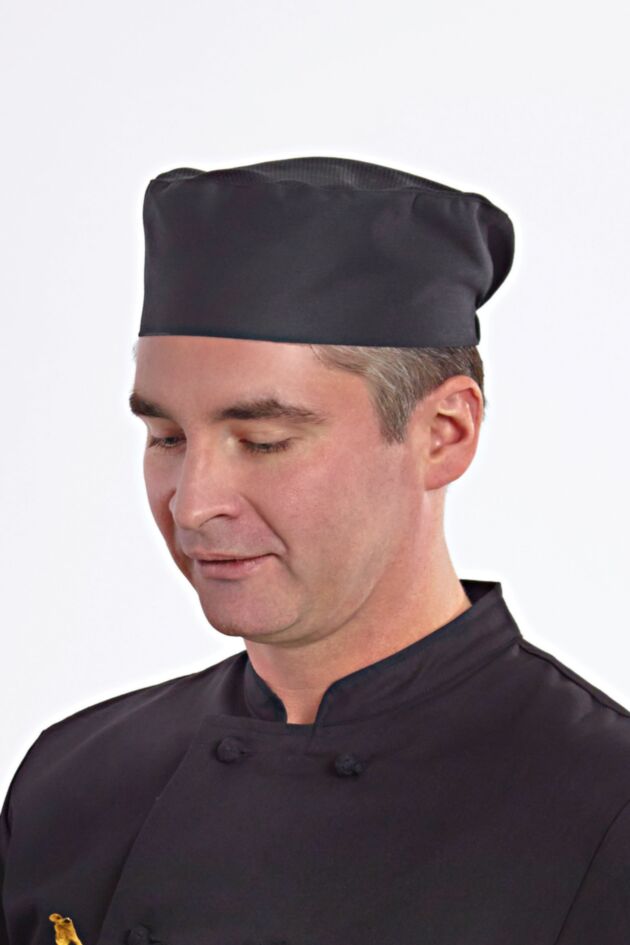 DOUGA CHEF CAP - BLACK OR WHITE