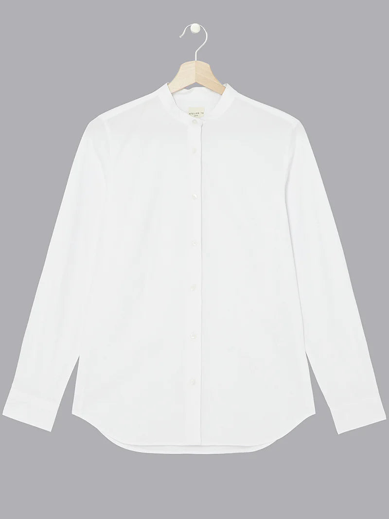 chemise blanche sandra à plat